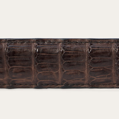Stetson Caiman Western Tab Belt - 1 1/4" Width
