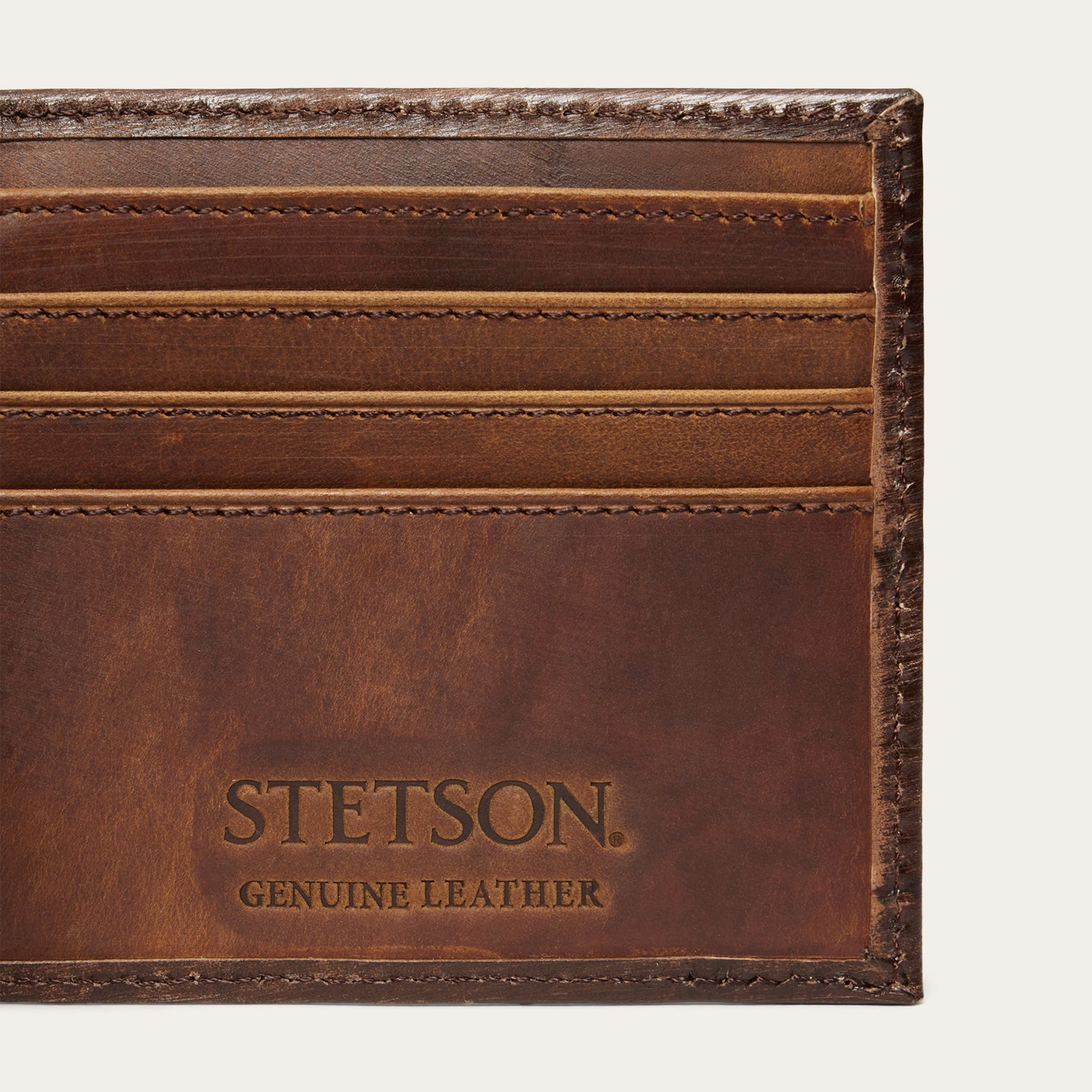 Stetson Hair-On-Hide Concho Bi-Fold Wallet