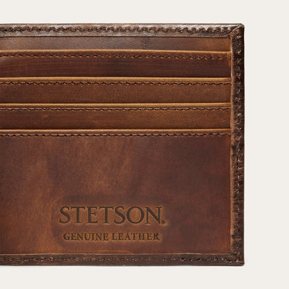 Stetson Hair-On-Hide Concho Bi-Fold Wallet