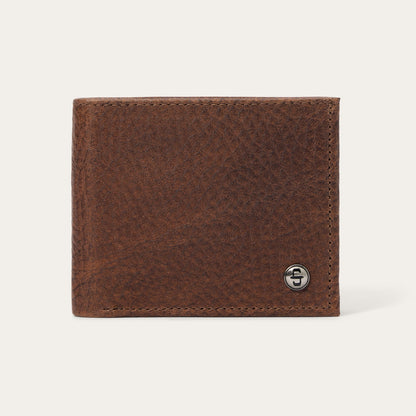 Stetson Bison Leather Stetson Rivet Bi-Fold Wallet