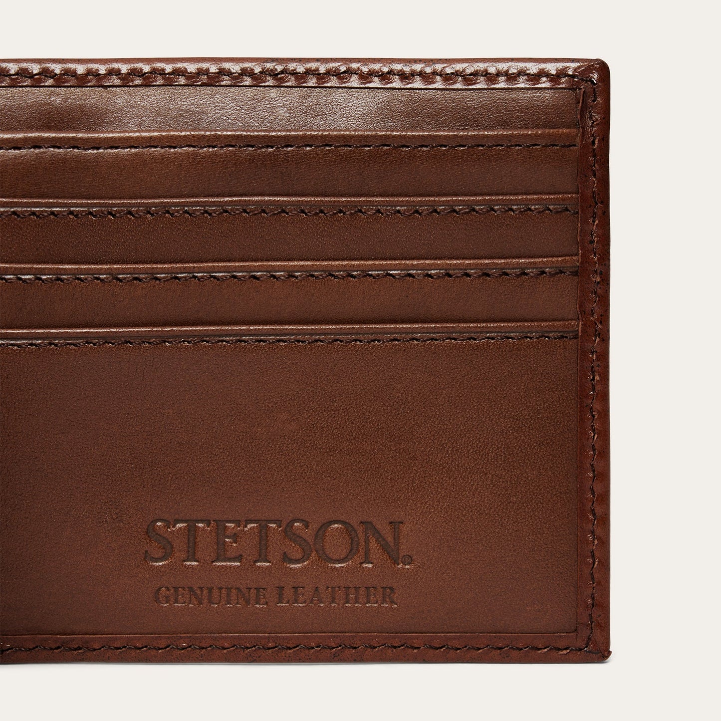 Stetson Tooled Bi-Fold Wallet