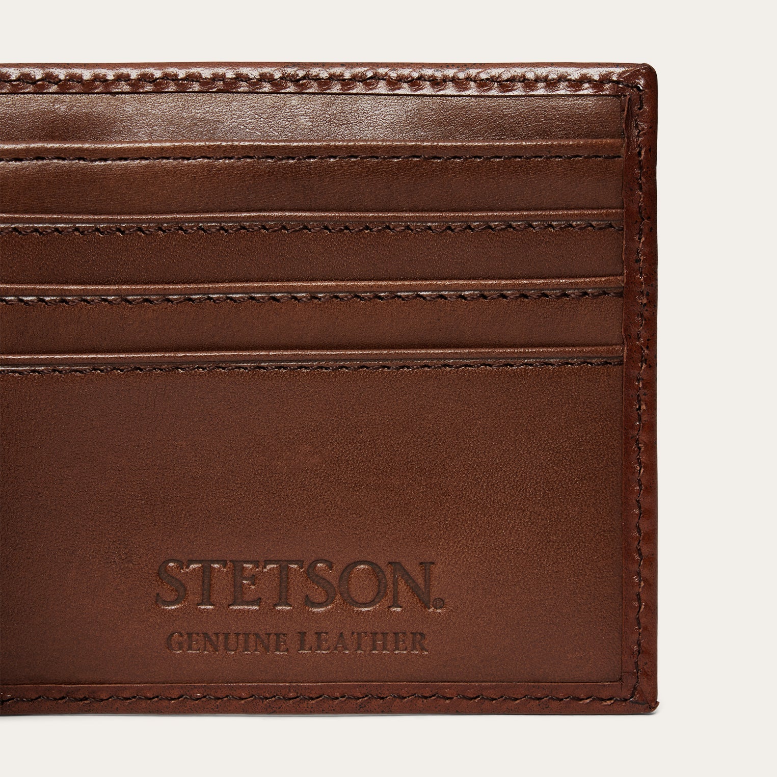 Stetson Tooled Bi-Fold Wallet