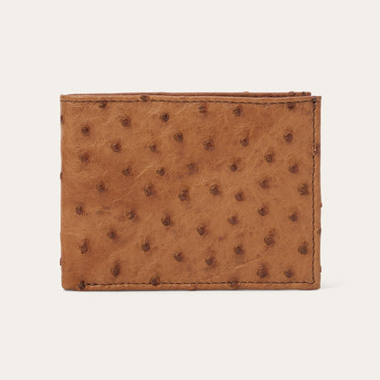 Stetson Ostrich Bi-Fold Wallet