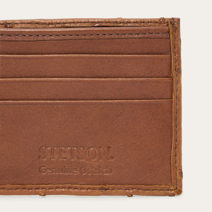 Stetson Ostrich Bi-Fold Wallet