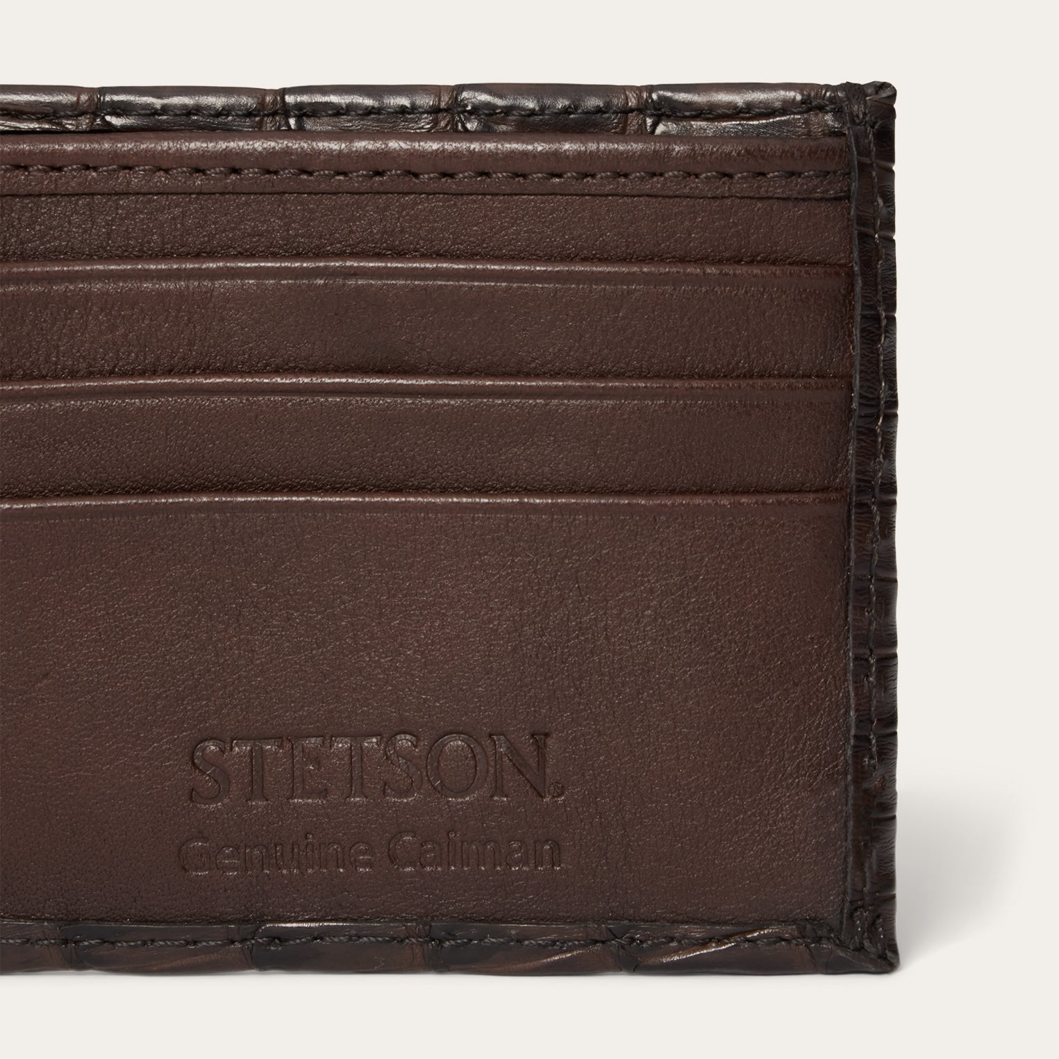 Stetson Caiman Bi-Fold Wallet
