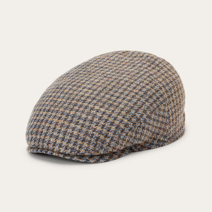 Stetson Linen/Cotton Houndstooth Driver Cap