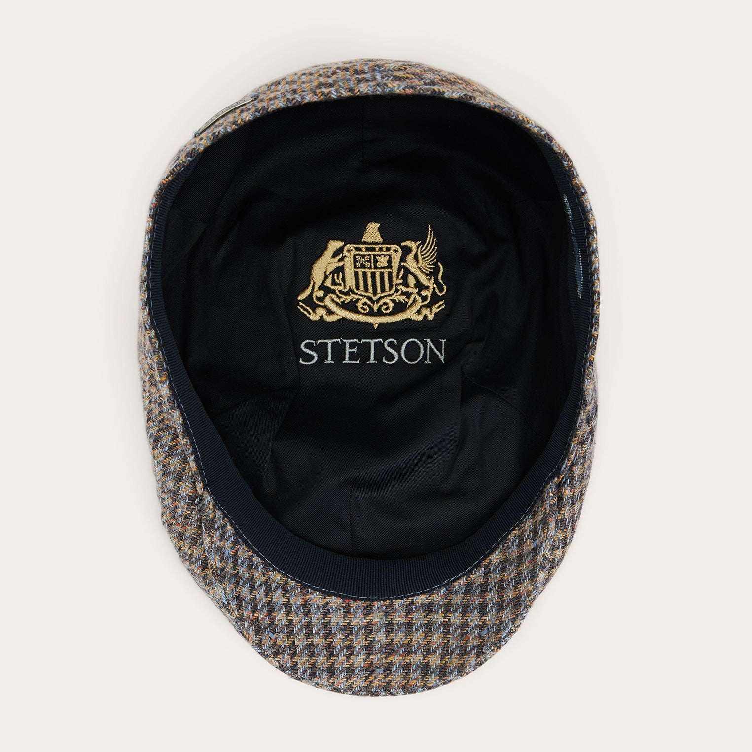 Stetson Linen/Cotton Houndstooth Driver Cap