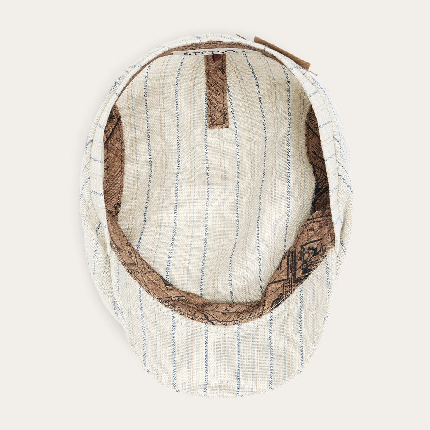 Stetson Striped Linen Driver Cap