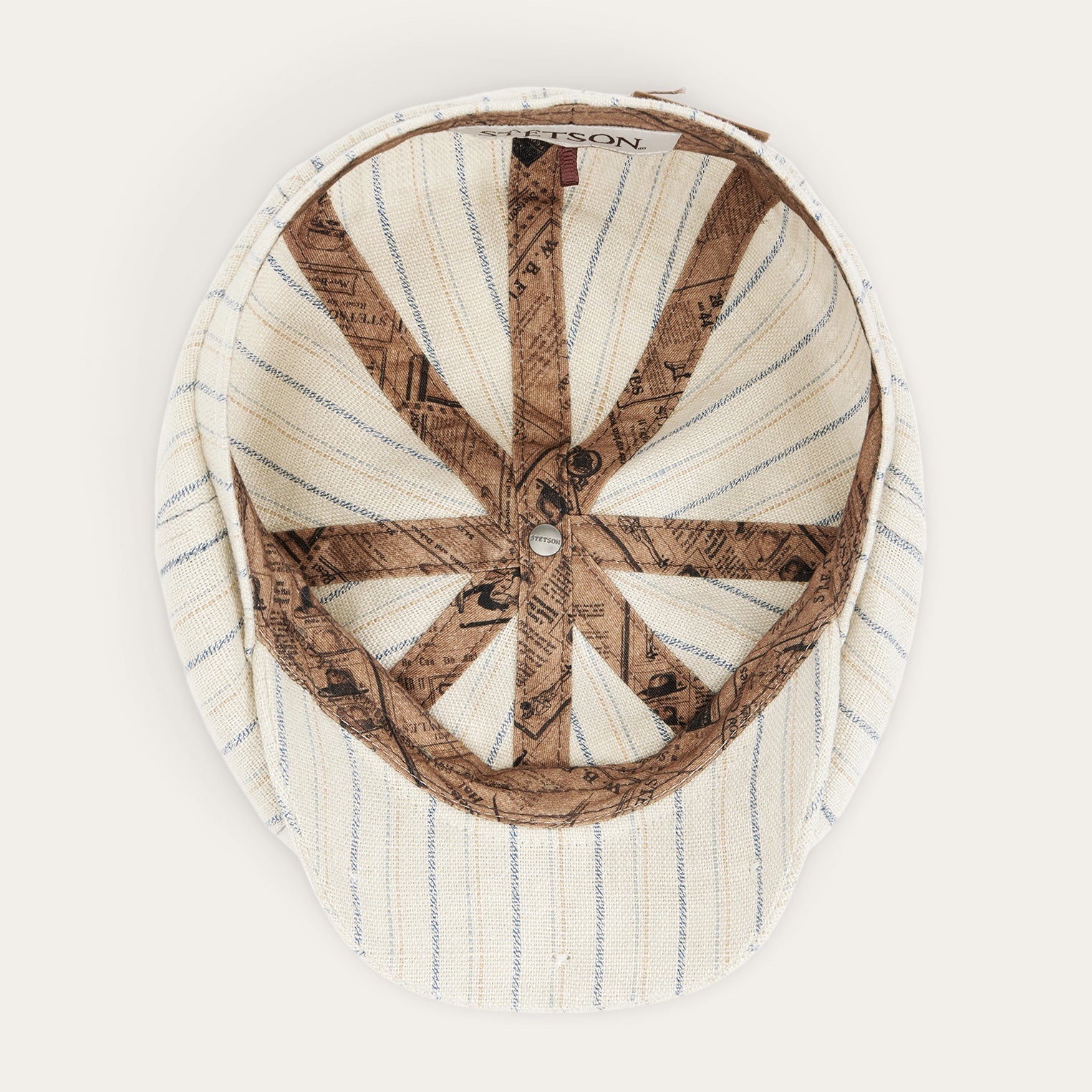 Stetson Striped Linen Hatteras
