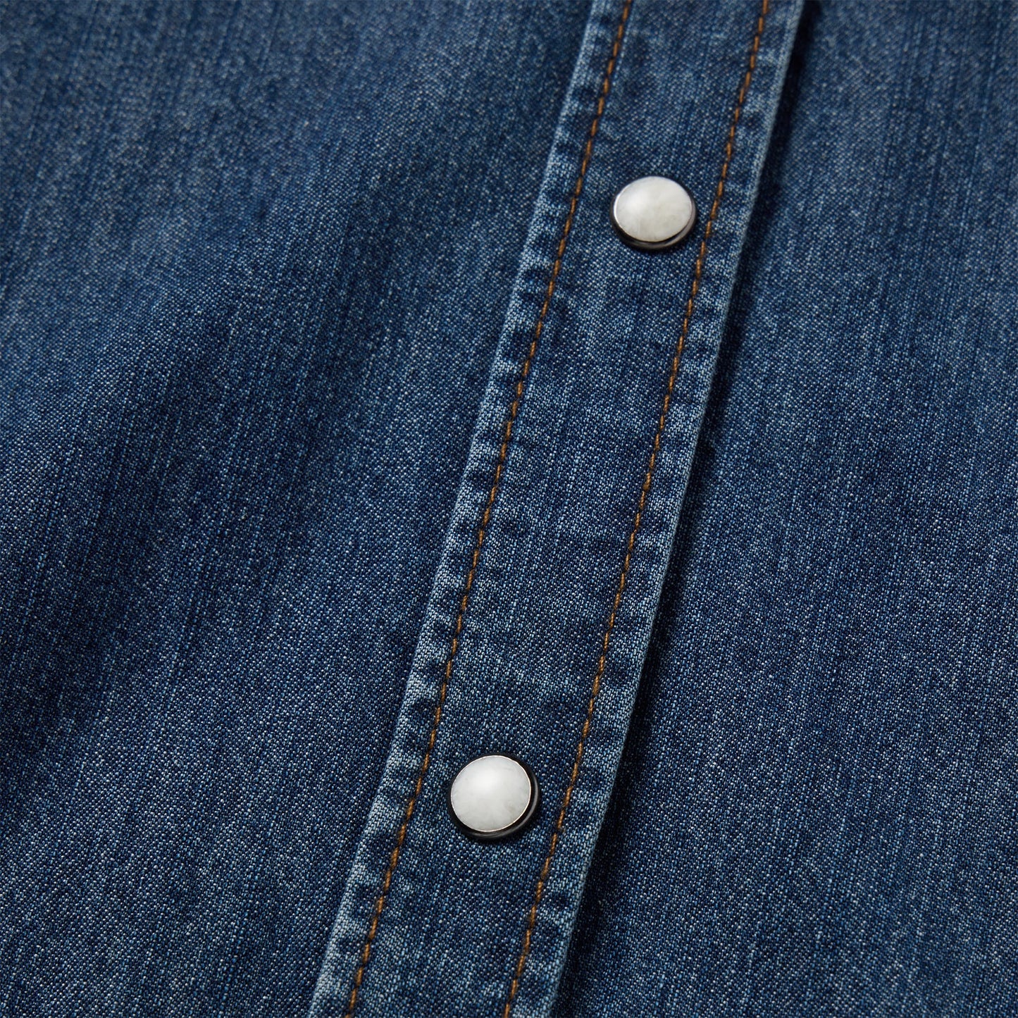Stetson Dark Denim Snap Western Shirt