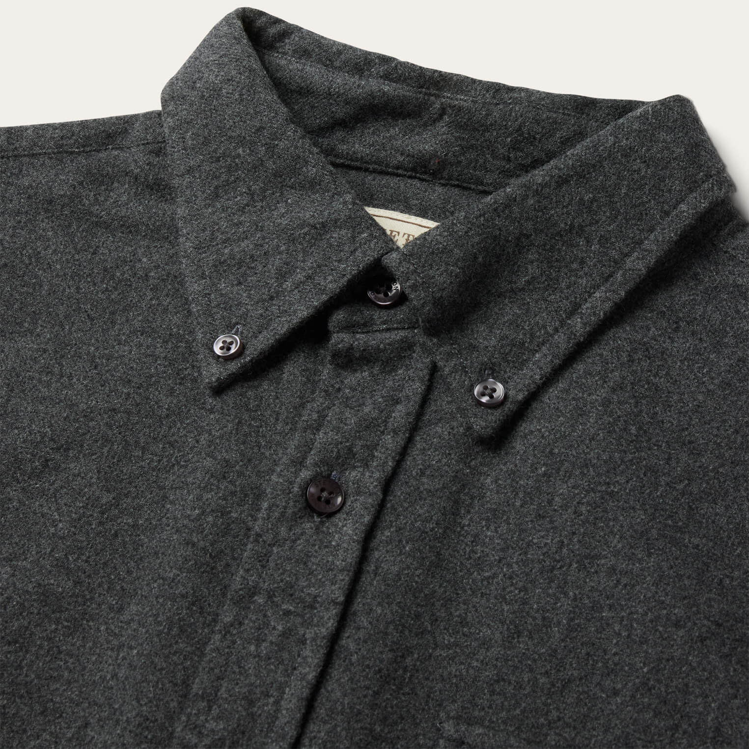 Stetson Heathered Flannel Button-Down Shirt
