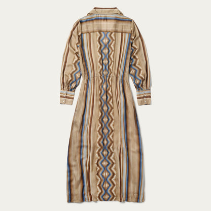 Stetson Sand Serape Print Dress