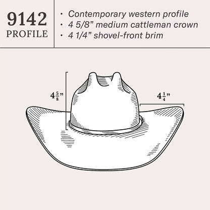 Stetson El Patron 91 Premier 30X Cowboy Hat
