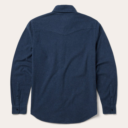 Stetson Heathered Flannel Button-Down Shirt