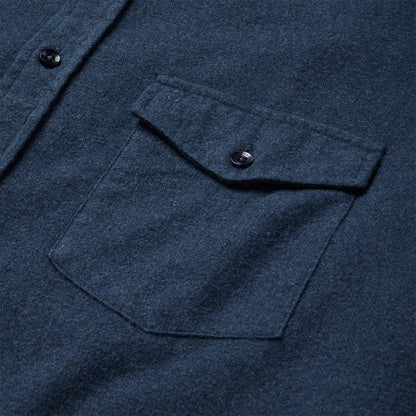 Stetson Heathered Flannel Button-Down Shirt