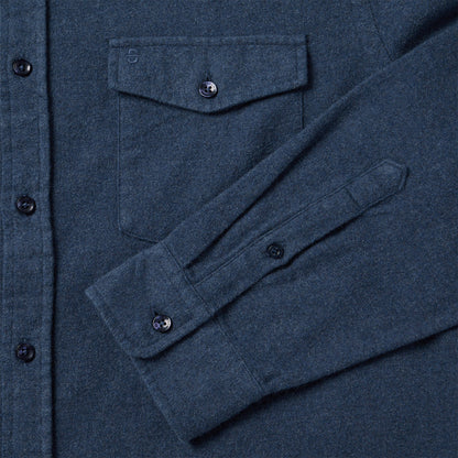 Stetson Heathered Flannel Button-Down Shirt
