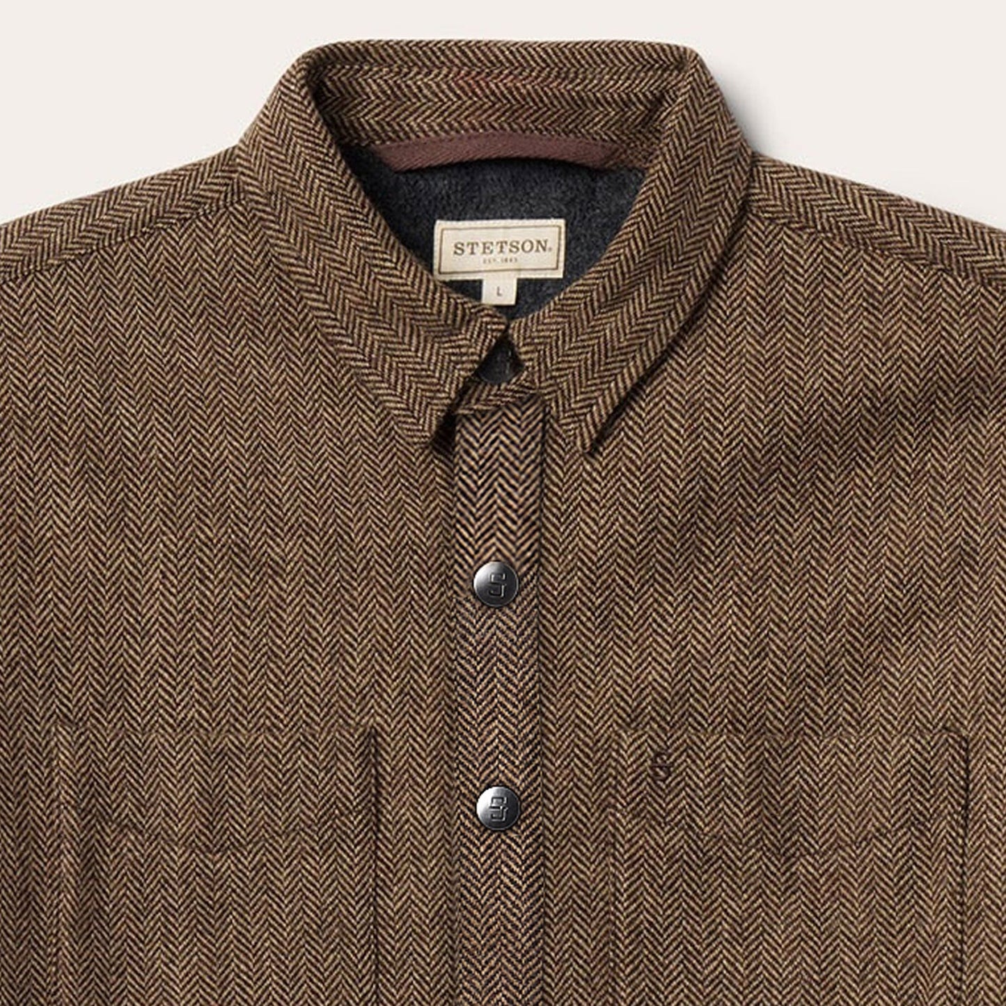 Stetson Herringbone Shirt Jacket