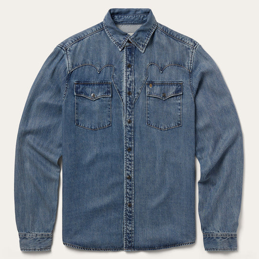 Stetson Retro Denim Western Shirt