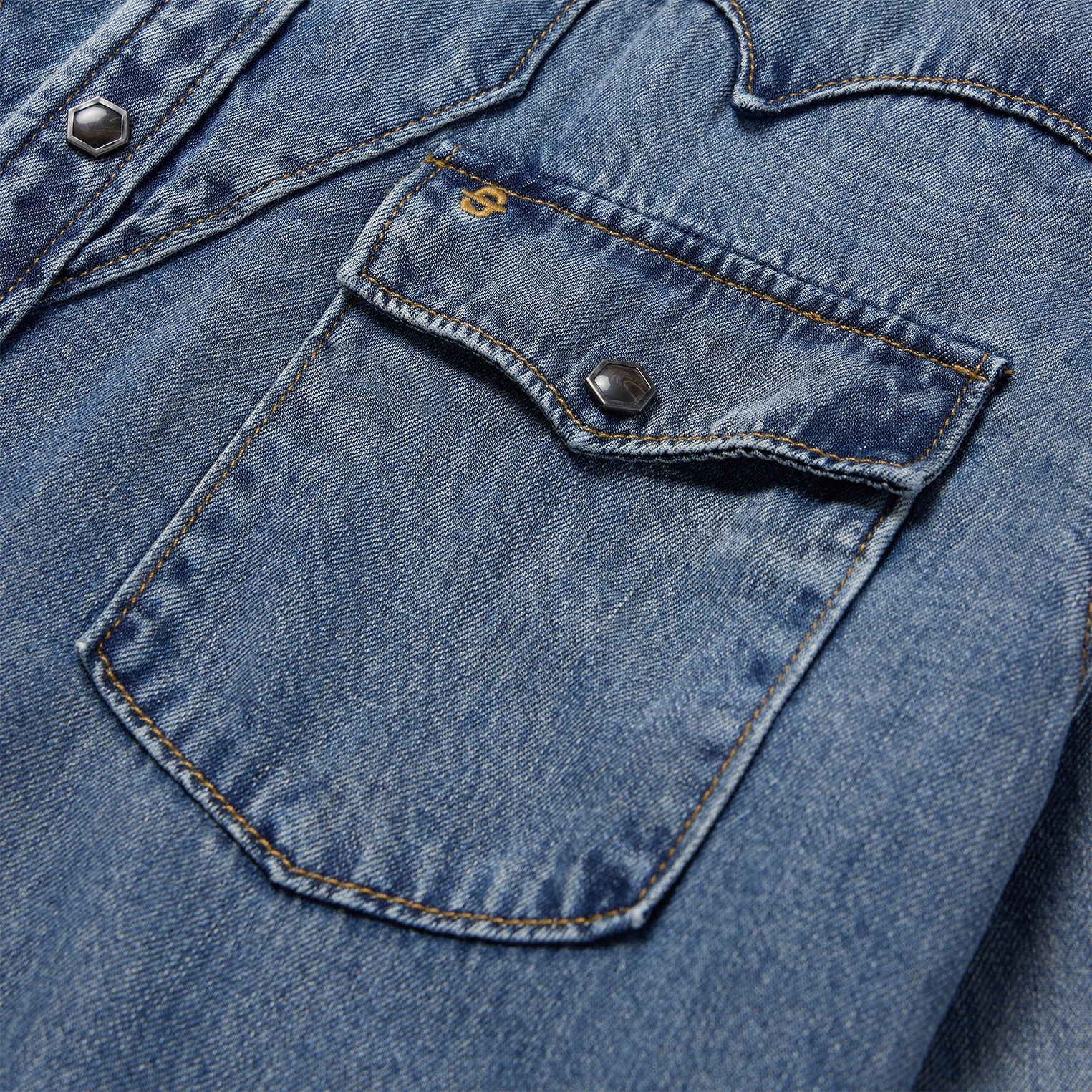 Stetson Retro Denim Western Shirt