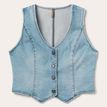 Stetson Light Rinse Denim Vest