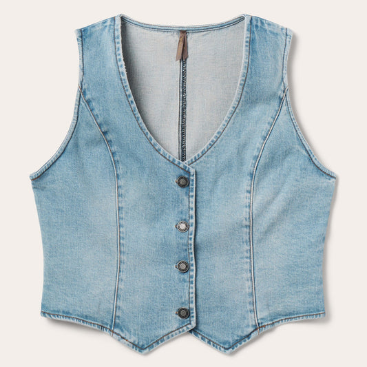 Stetson Light Rinse Denim Vest
