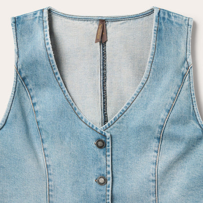 Stetson Light Rinse Denim Vest