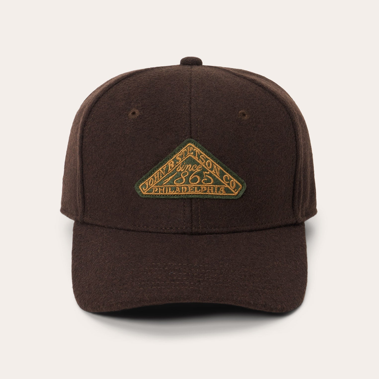 Stetson Wool Vintage Logo Patch Baseball Cap