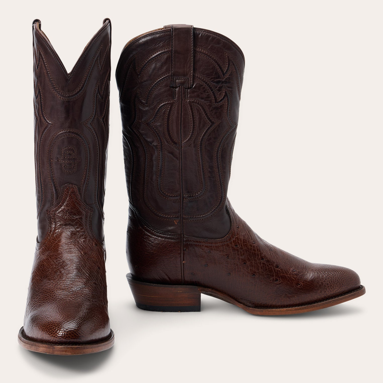 Stetson Wyatt Ostrich Boots