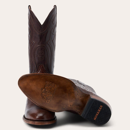 Stetson Wyatt Ostrich Boots