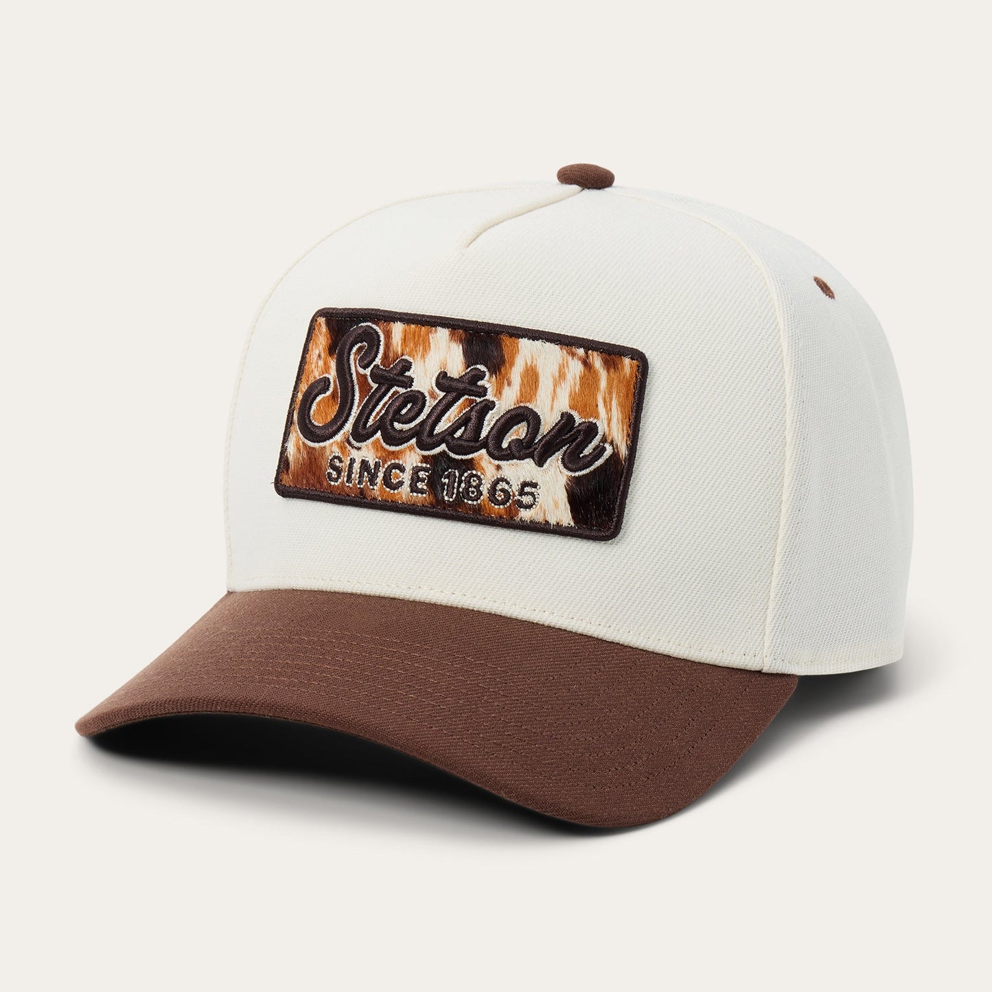 Stetson Cowhide Patch Trucker Hat