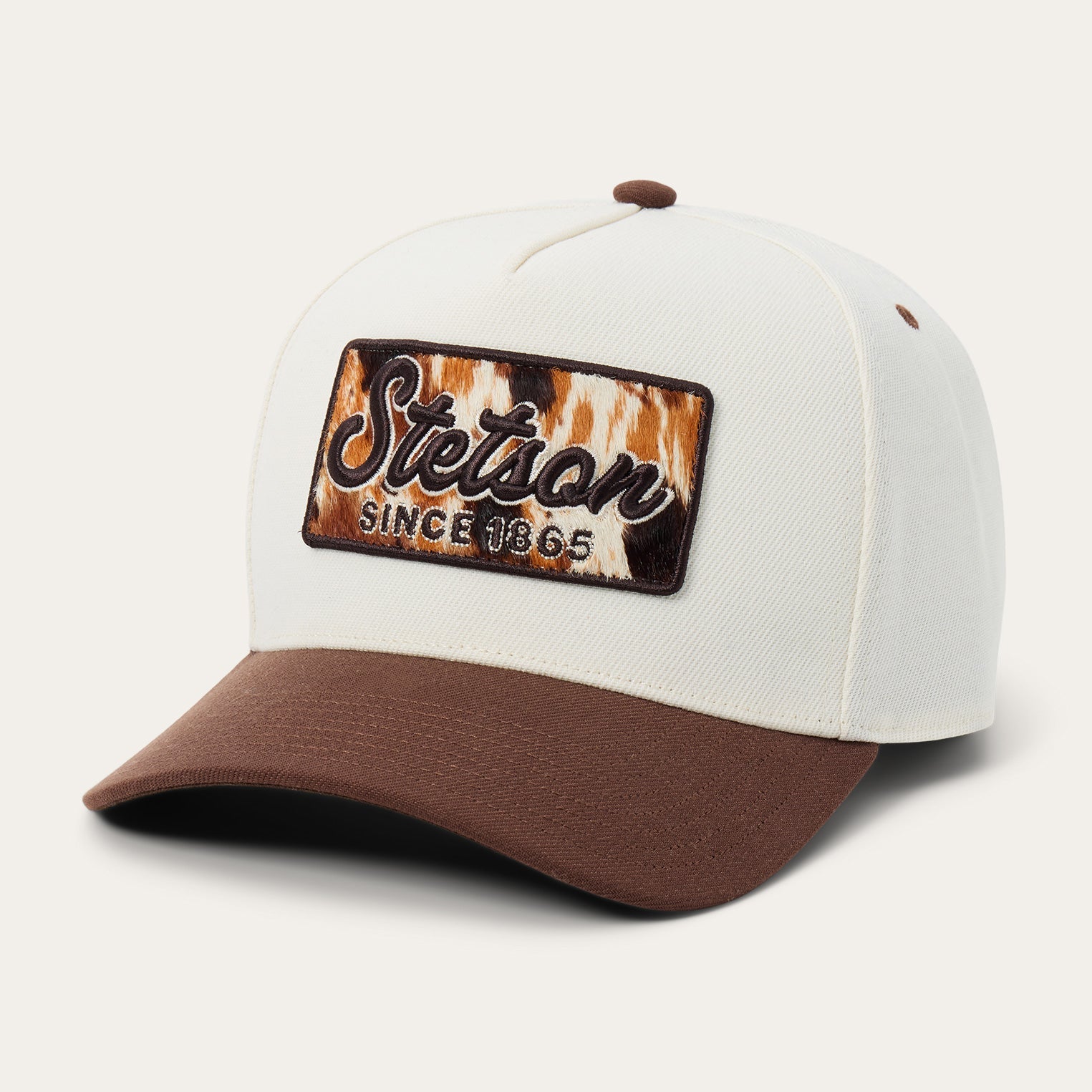 Stetson Cowhide Patch Trucker Hat