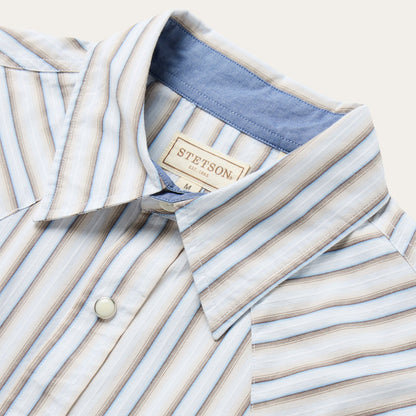 Stetson Ombre Stripe Western Shirt