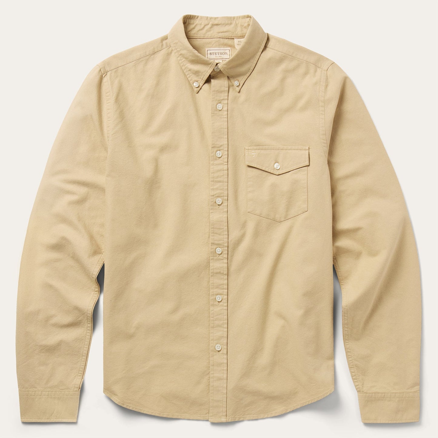 Stetson Peached Oxford Button-Down Shirt