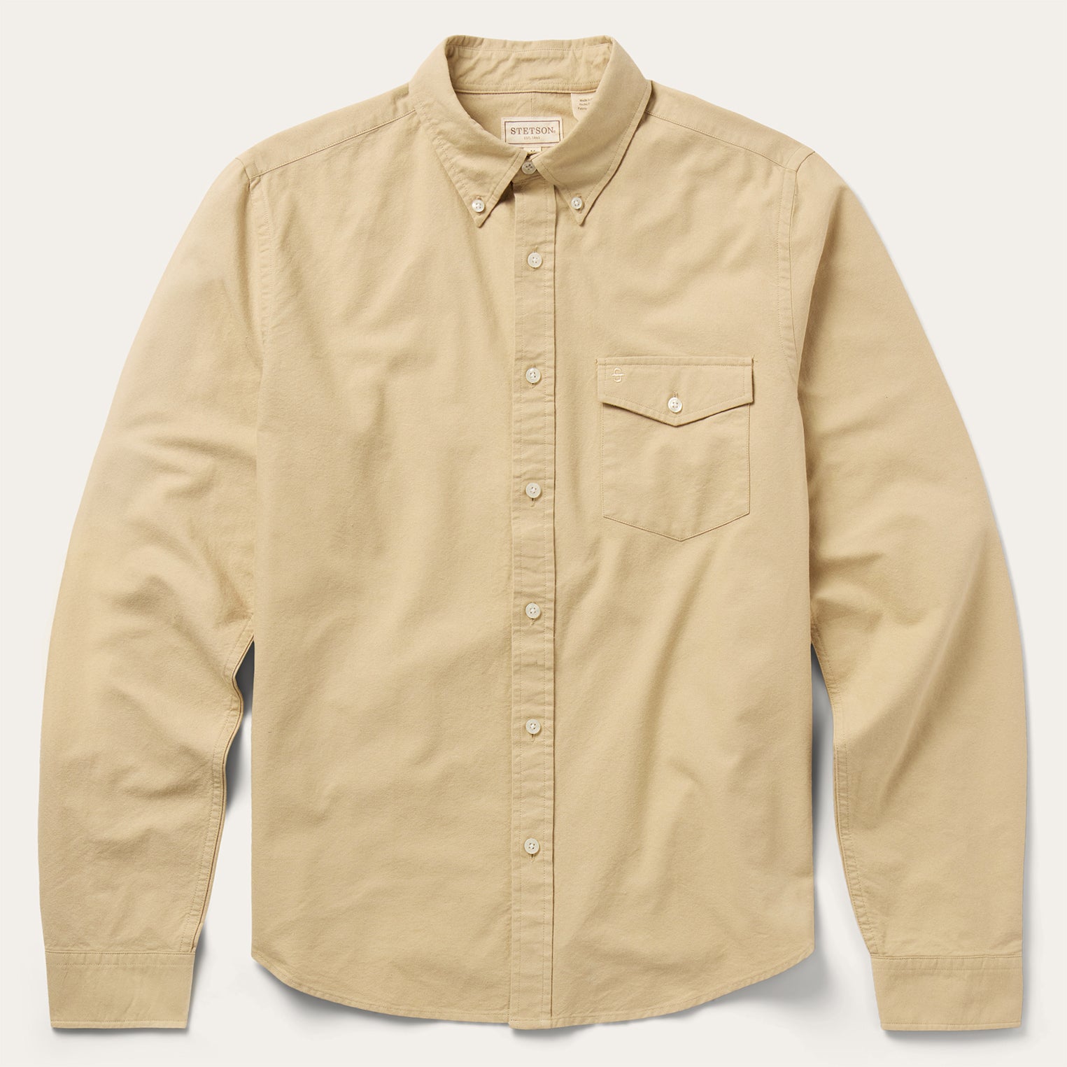 Stetson Peached Oxford Button-Down Shirt