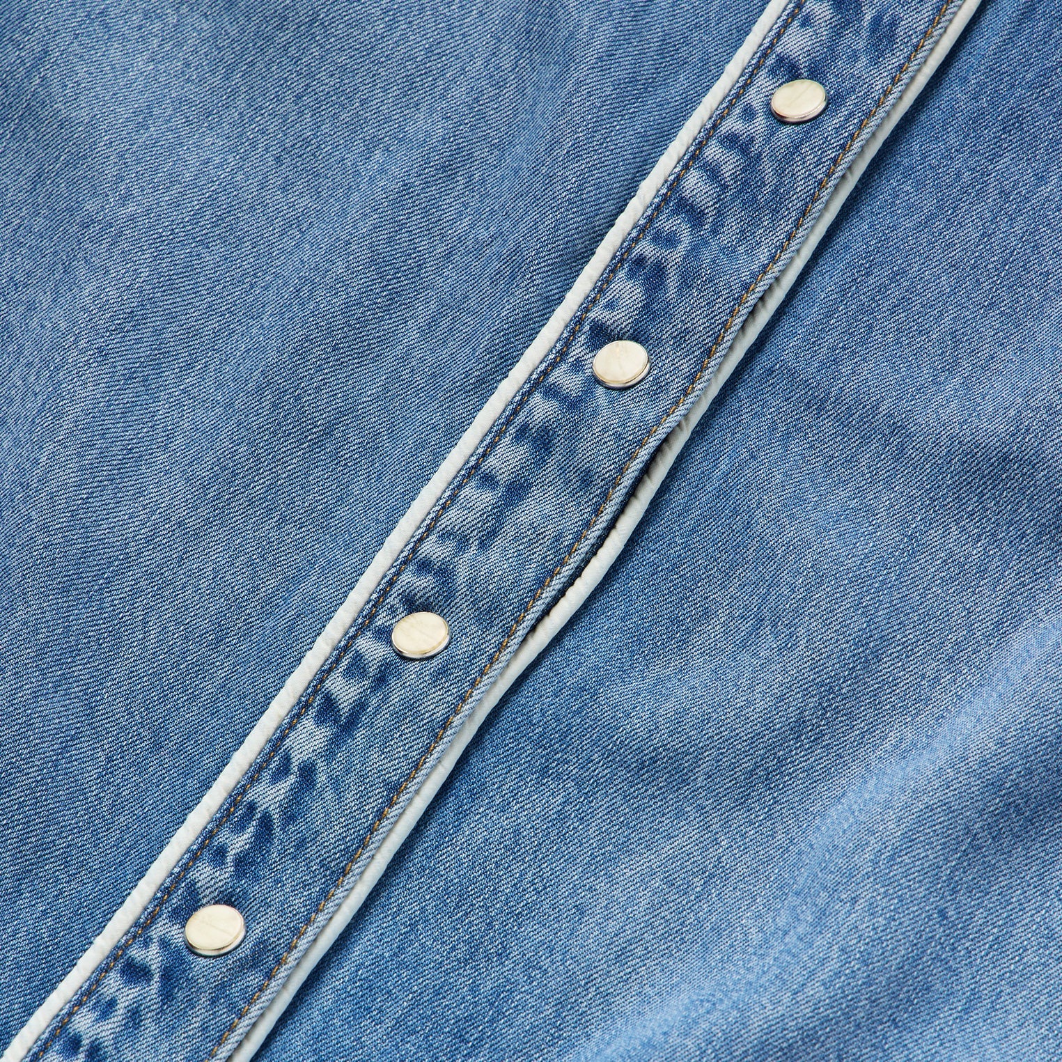 Stetson Sleeveless Denim Western Shirt