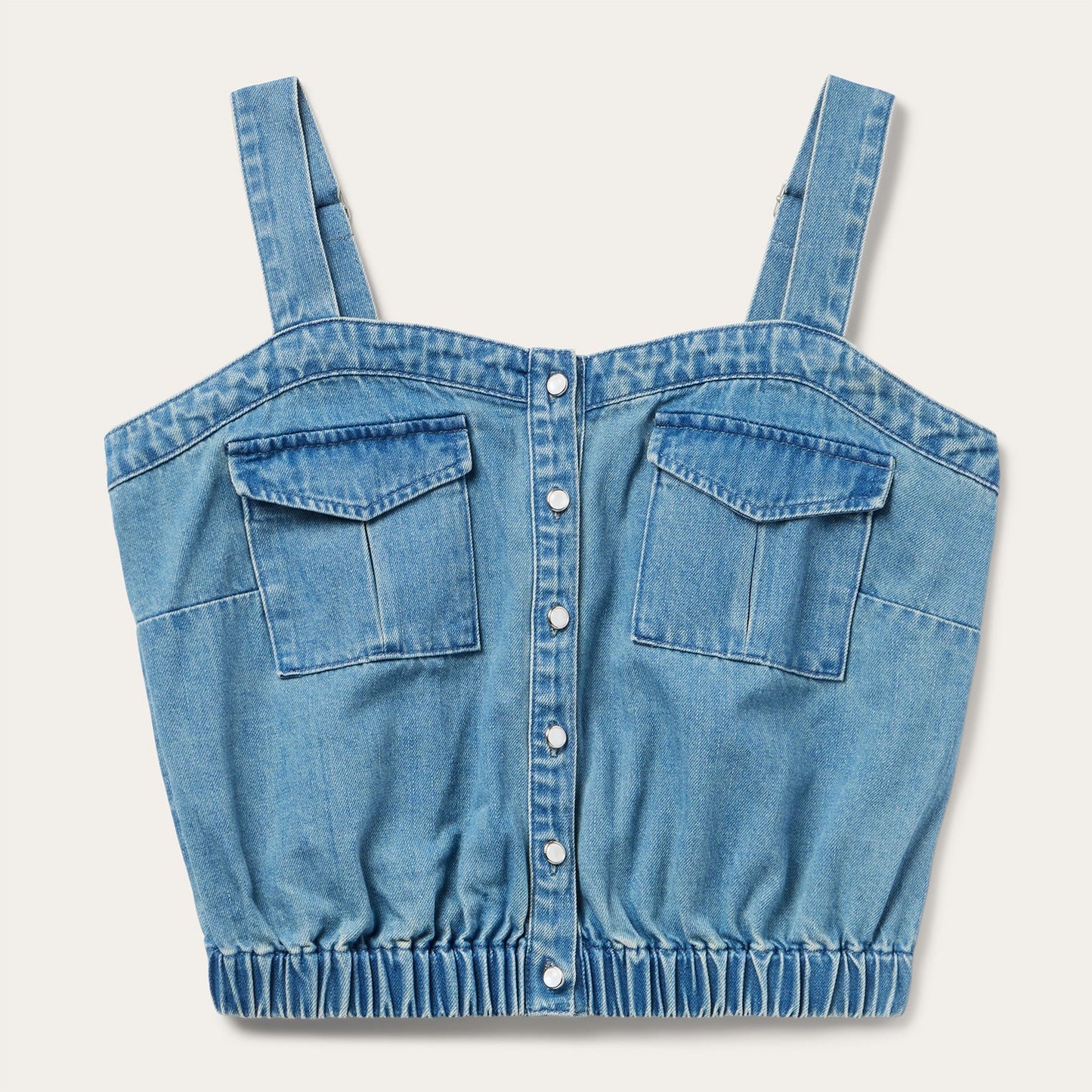 Stetson Button Front Denim Tank Top