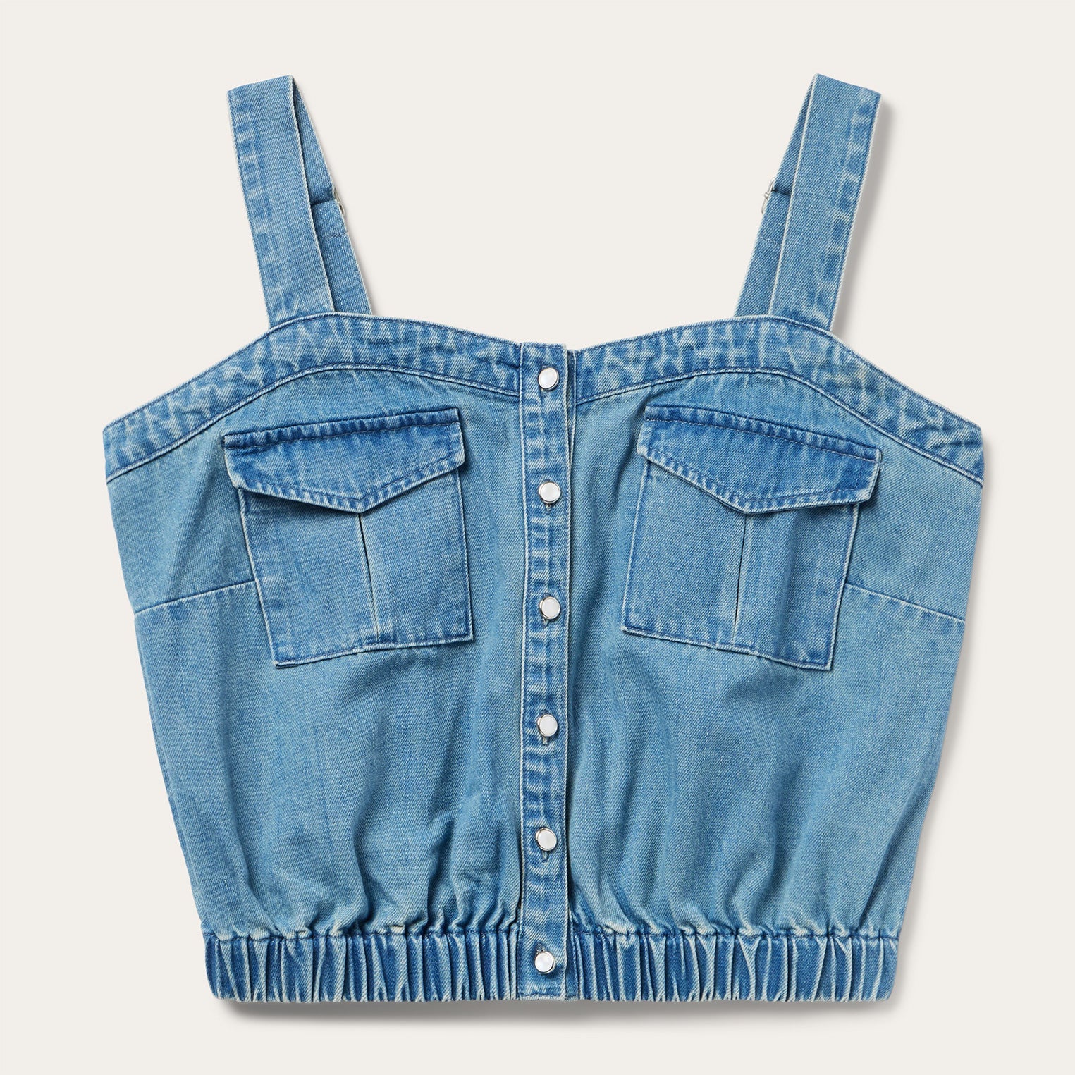 Stetson Button Front Denim Tank Top