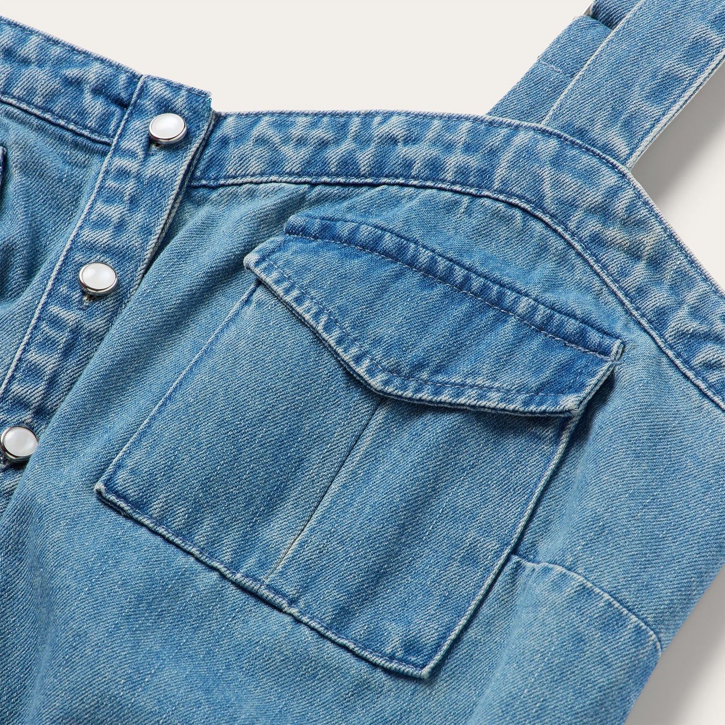 Stetson Button Front Denim Tank Top