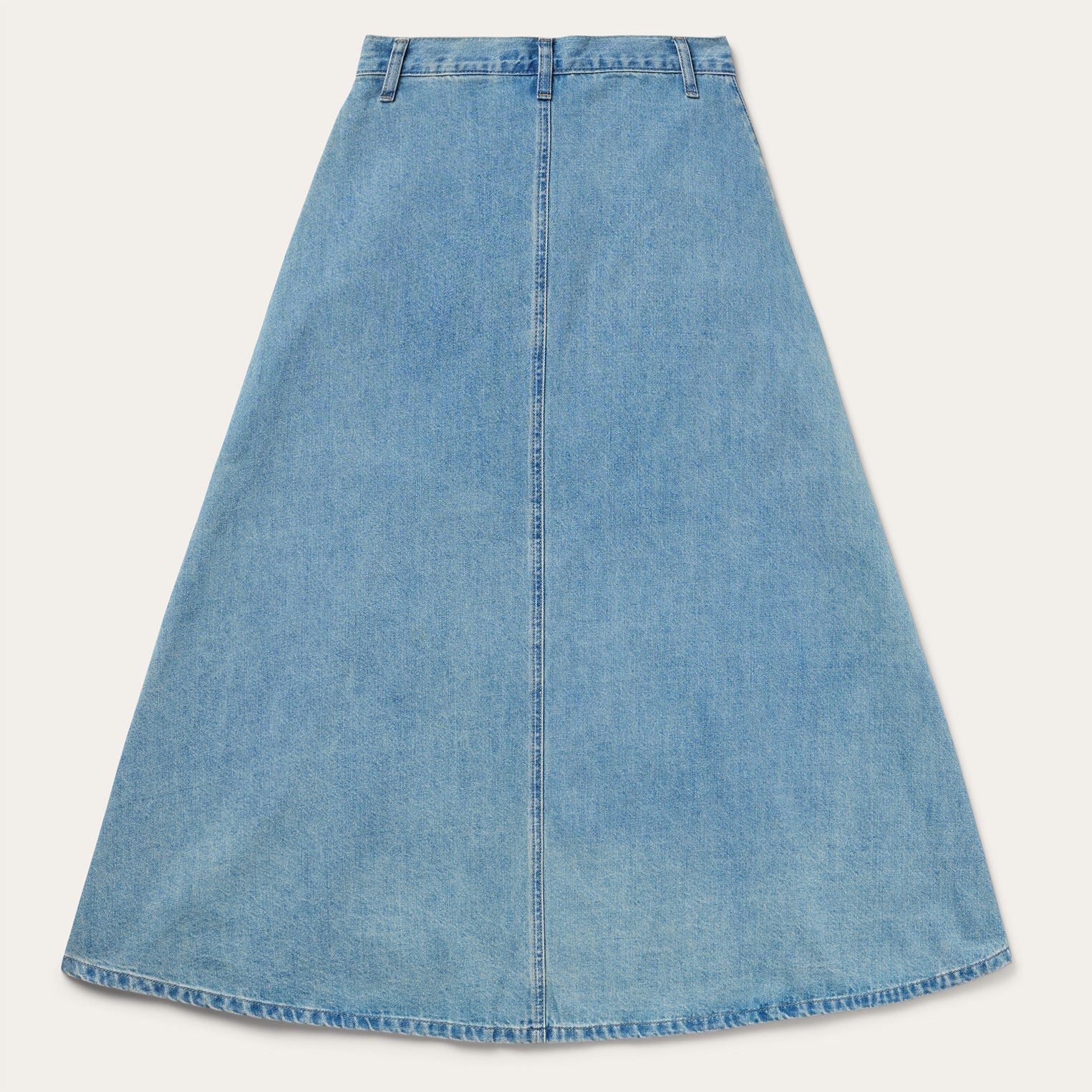 Stetson Light Wash Denim Skirt