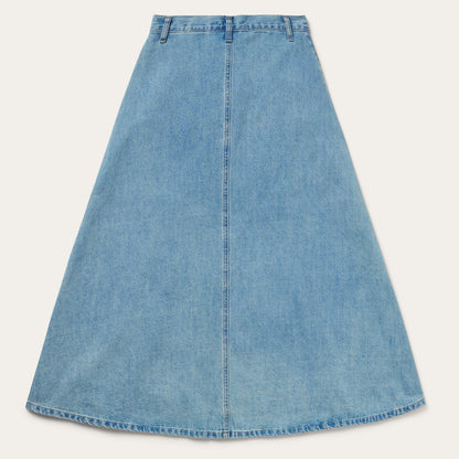 Stetson Light Wash Denim Skirt