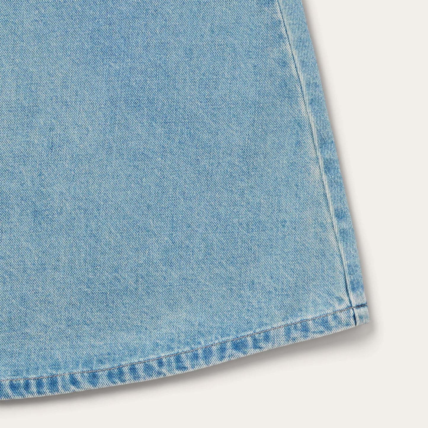 Stetson Light Wash Denim Skirt