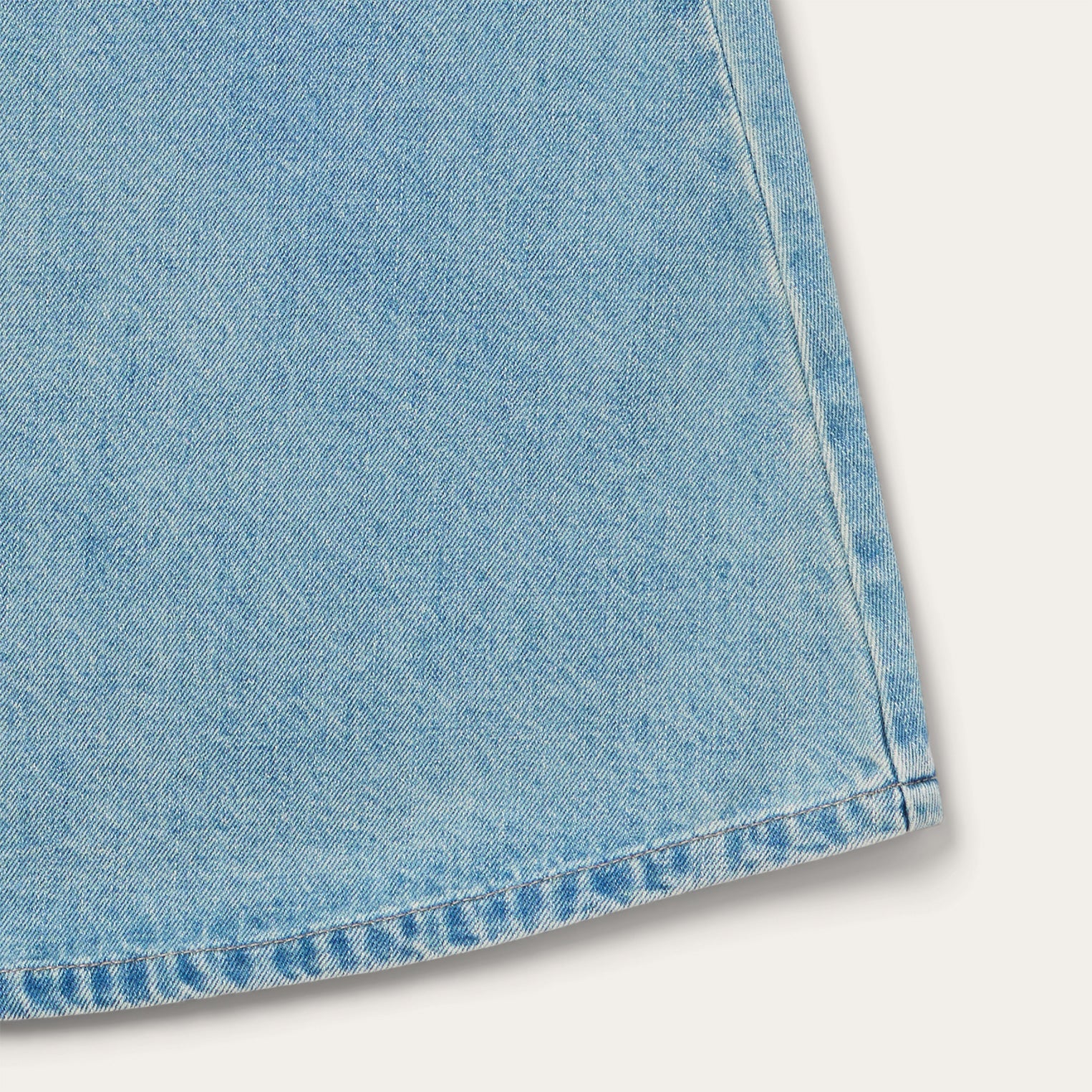 Stetson Light Wash Denim Skirt
