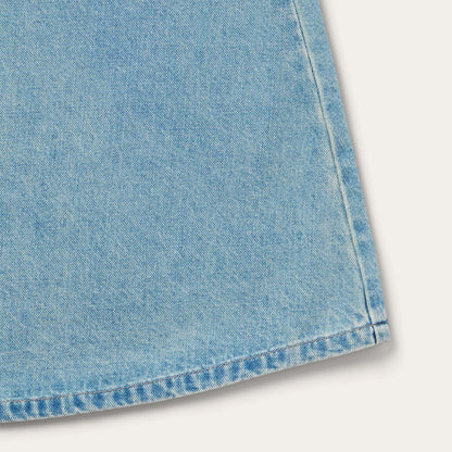 Stetson Light Wash Denim Skirt