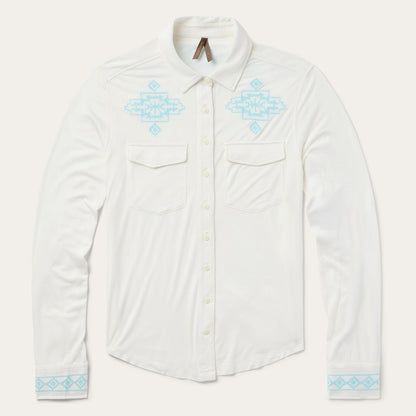 Stetson Embroidered Modal Western Shirt