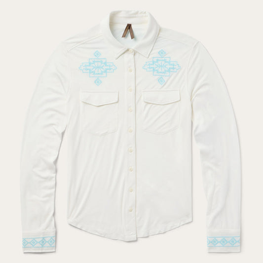 Stetson Embroidered Modal Western Shirt