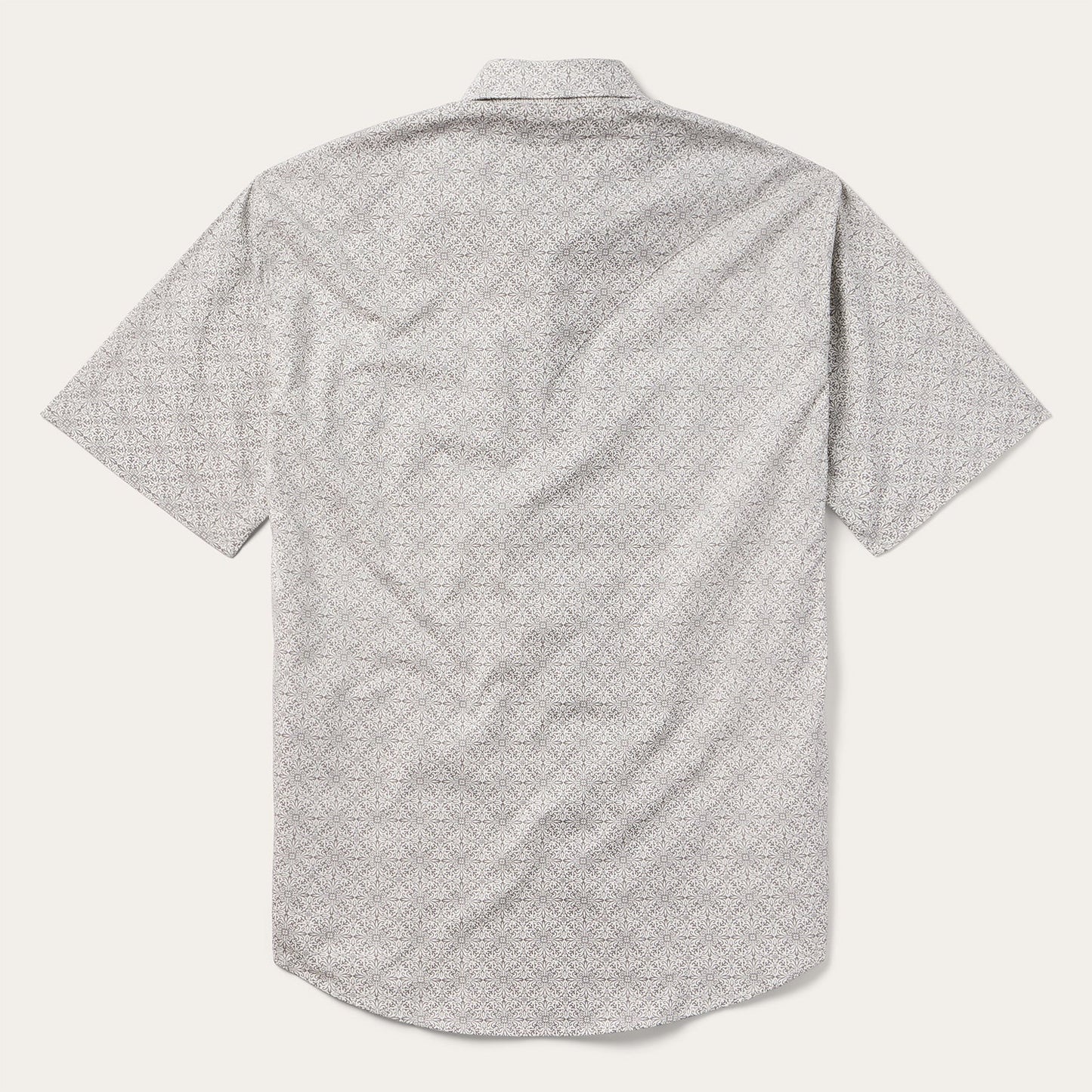 Stetson Pewter Filigree Short-Sleeve Western Shirt