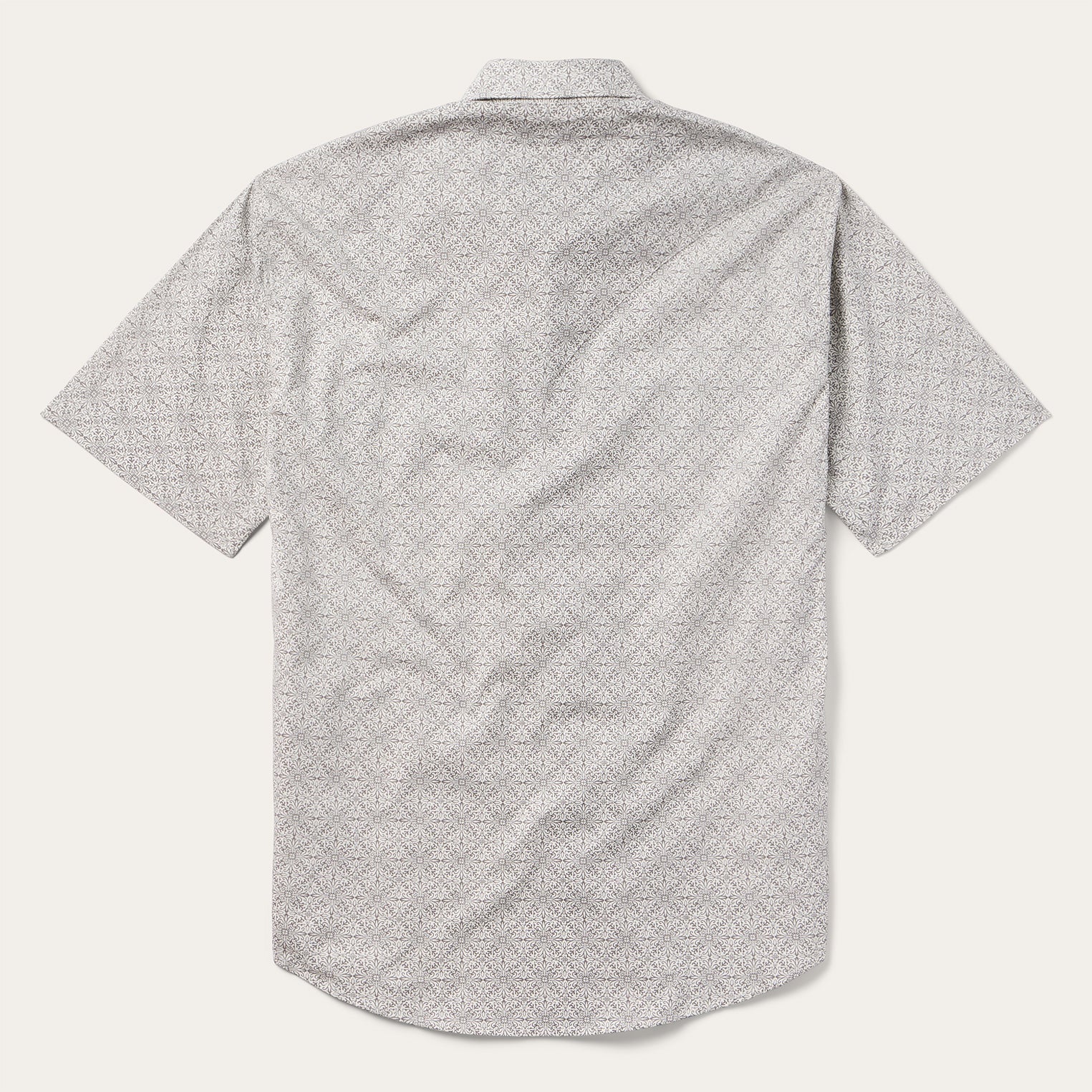 Stetson Pewter Filigree Short-Sleeve Western Shirt