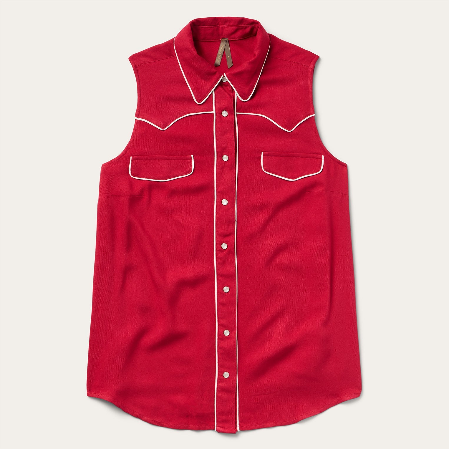 Stetson Sleeveless Retro Western Shirt
