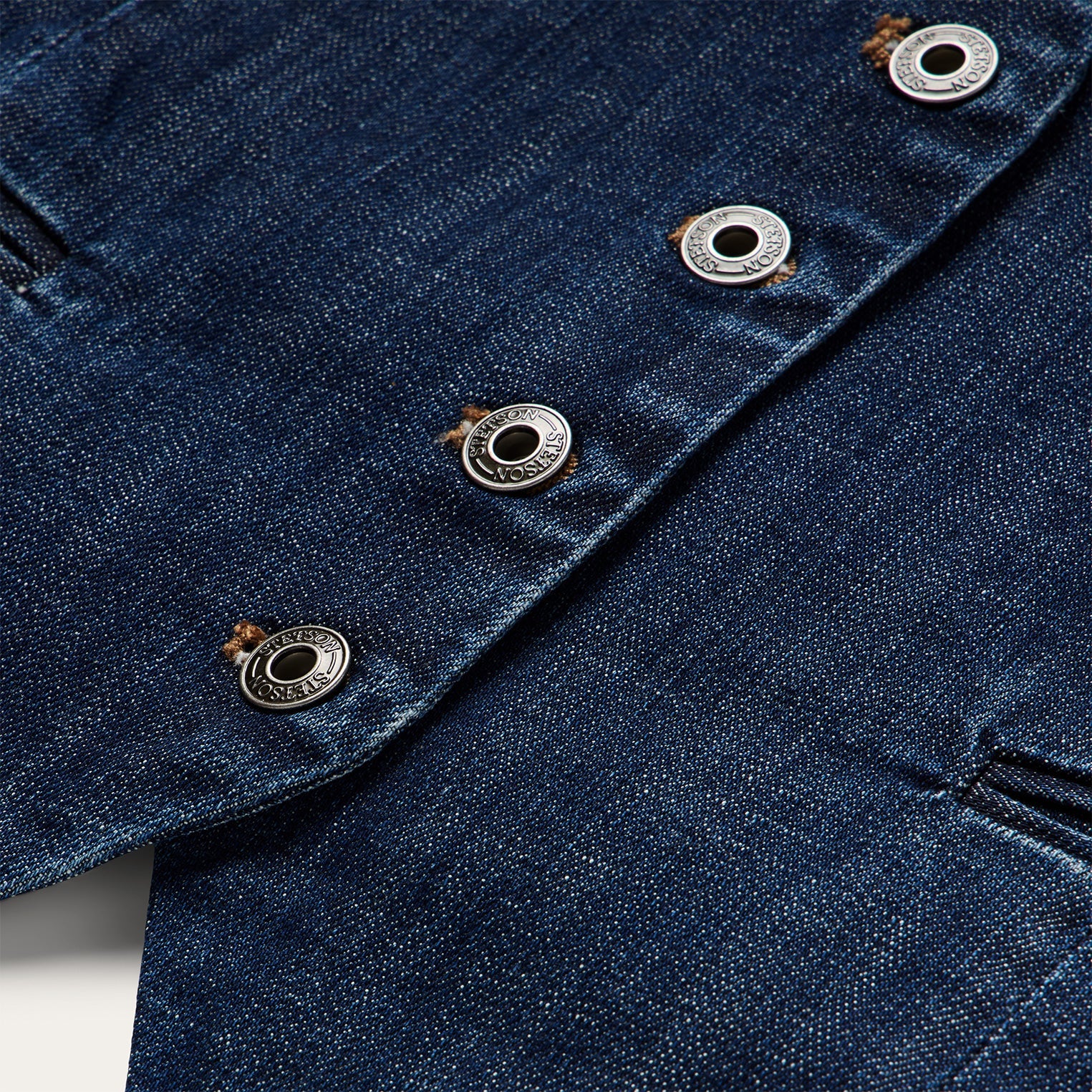 Stetson Dark Wash Stretch Denim Vest