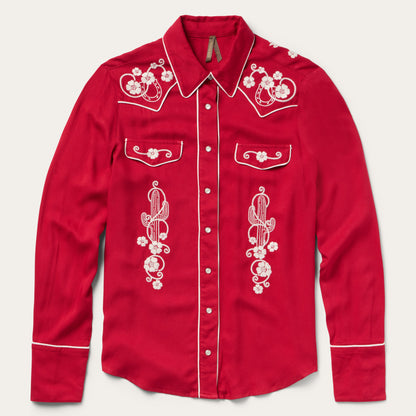 Stetson Embroidered Retro Western Shirt